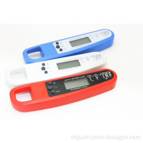 2016 Waterproof folding probe digital bbq thermometer with backlight
